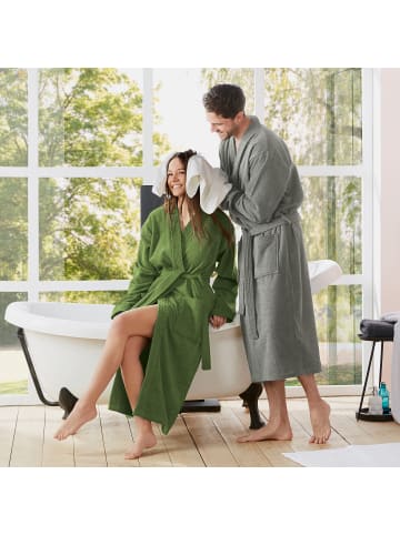 REDBEST Frottier Unisex-Bademantel Chicago in grau