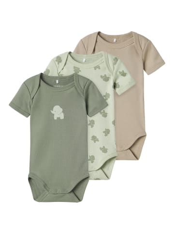 name it 3er-Pack Strampler in Sea Foam