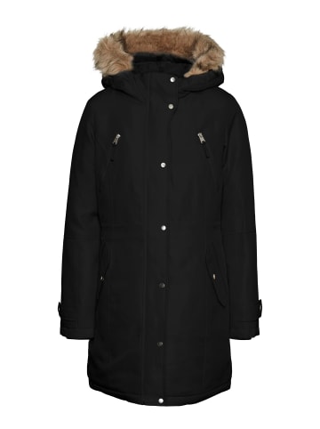 Vero Moda Langer Parka in Black