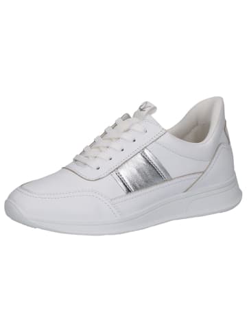 Caprice Sneaker in WHITE/SILVER
