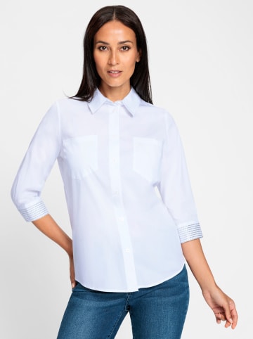 Heine Stretchbluse in weiß