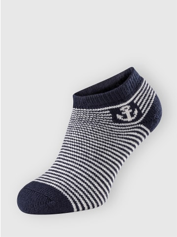 WITT WEIDEN Socken in marine-weiß-gestreift
