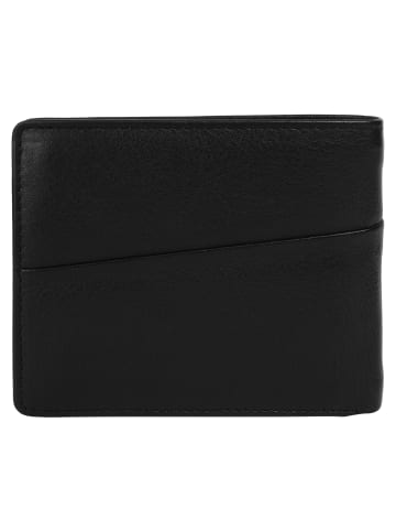 Bruno Banani Geldbörse echt Leder in schwarz