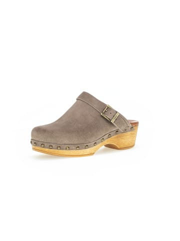 Gabor Fashion Clogs in Beige