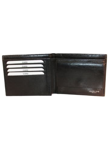 Golden Head Colorado Geldbörse RFID Leder 12 cm in schwarz
