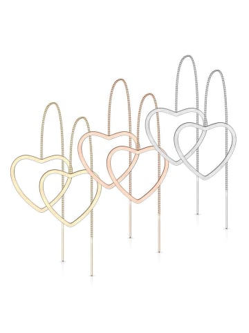 Bungsa Ohrstecker in Rosegold