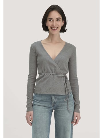 Hessnatur Rib Longsleeve in grau
