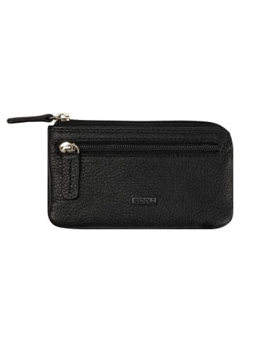 Redolz Leather Essentials Schlüsseletui Leder 11.5 cm in all black