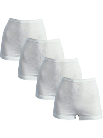 ESGE Baumwolle, Feinripp Schlüpfer 4er-Pack in weiß