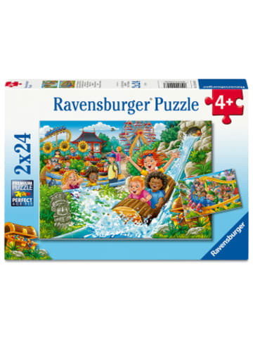 Ravensburger Verlag GmbH Spiel - Kinderpuzzle 2x24 Teile - Vergnügungspark