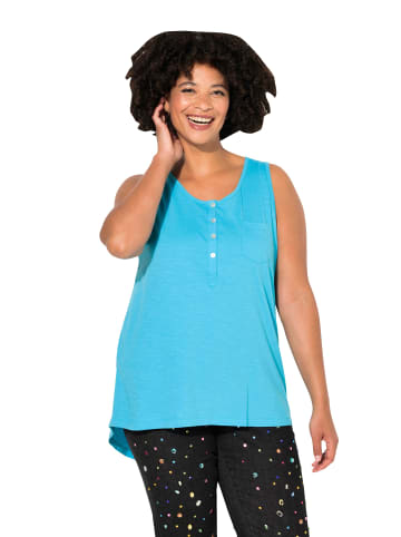Angel of Style Strick-Top in mineralblau