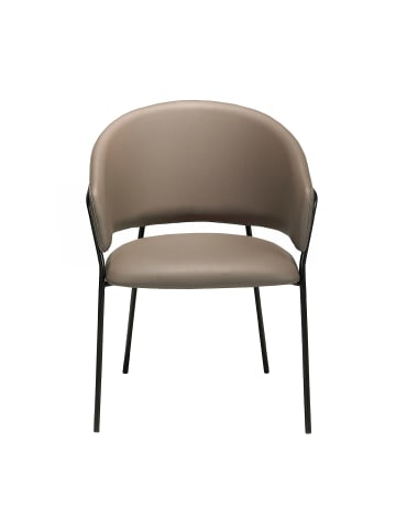 Angel Cerdá Stuhl 4088 in Walnuss/Nerz – (B)57 x (H)81 x (T)61 cm