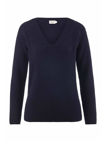 Hessnatur Hessnatur Strick Pullover Regular aus reiner Bio-Baumwolle in marine