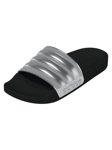 adidas Badeschuhe Adilette Shower in Silber