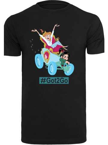 F4NT4STIC T-Shirt Disney Ralph Reichts Cinderella And Vanellope in schwarz