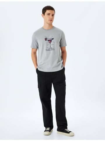 KOTON TSHIRT SS in Grau