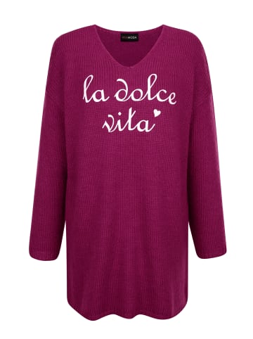 MIAMODA Pullover in magenta