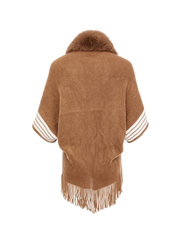 NALLY Damen Poncho in Beige