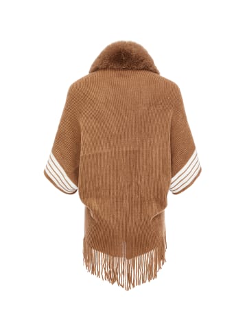 NALLY Poncho in Beige