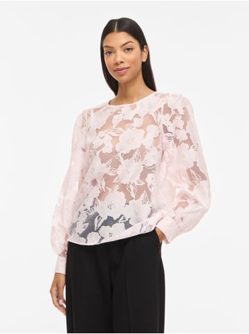 Vila Oberteil mit langen Ärmeln in Cherry Blossom