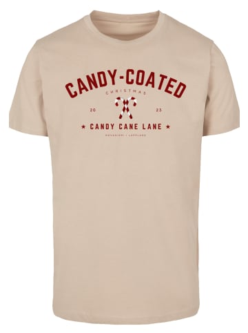 F4NT4STIC T-Shirt Weihnachten Candy Coated Christmas in sand