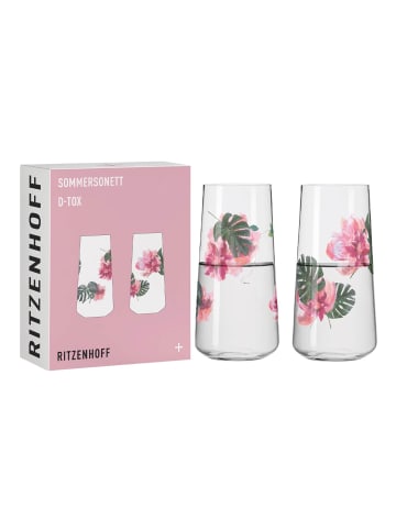 RITZENHOFF 2er Set Universalglas Sommersonett 614 ml in transparent