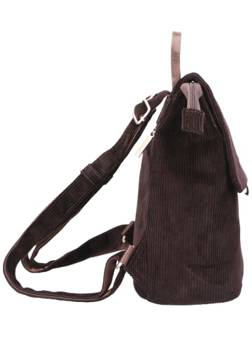 Zwei Rucksack Mademoiselle MR8 in Cord-Espresso