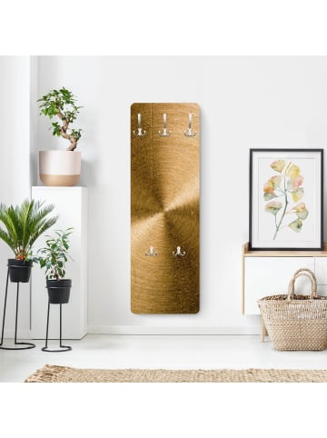 WALLART Garderobe - Goldener Kreis gebürstet in Gold