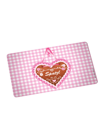 Geda Labels Frühstücksbrettchen Oktoberfest Spatzl in Rosa - 23,5x14,5x0,3cm