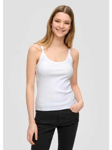 QS T-Shirt in 0100_weiß