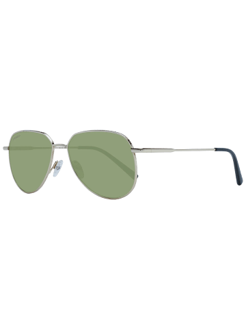Serengeti Unisex Sonnenbrille Rund Gold