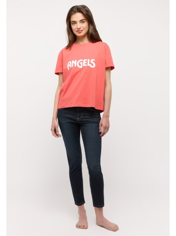 ANGELS  Rundhalsshirt T-Shirt Angels Logo Print in KORALLE