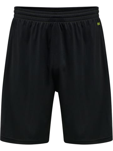 Hummel Hummel Kurze Hose Hmlcore Multisport Erwachsene Atmungsaktiv Schnelltrocknend in BLACK/LIME POPSICLE