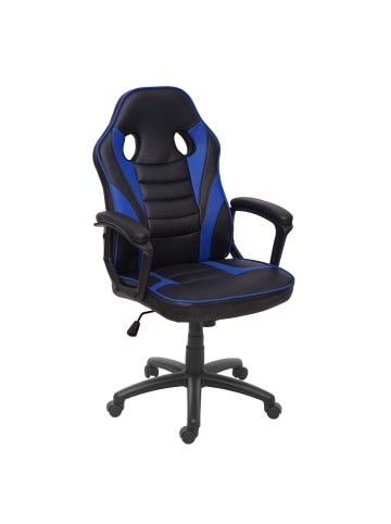 MCW Bürostuhl F59, Gaming-Chair, Schwarz/blau