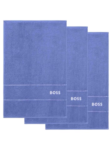 BOSS Gästetuch 3er Pack in Blau