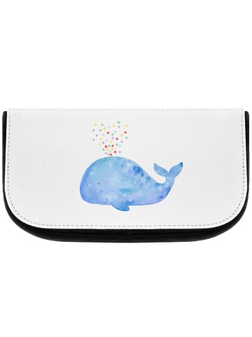 Mr. & Mrs. Panda Kulturbeutel Wal Konfetti ohne Spruch in Weiß