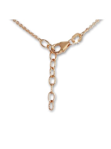 SilberDream 925 Silber vergoldet (Roségold 333) Damen SilberDream Kette ca. 42cm - 46,5cm