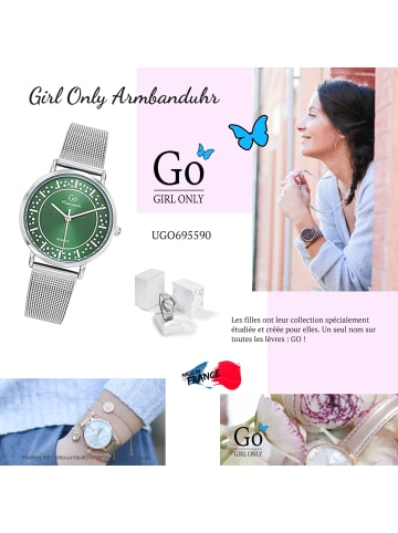 Girl Only Armbanduhr-Analog silber mittel (ca. 34mm) Girl Only Mademoiselle