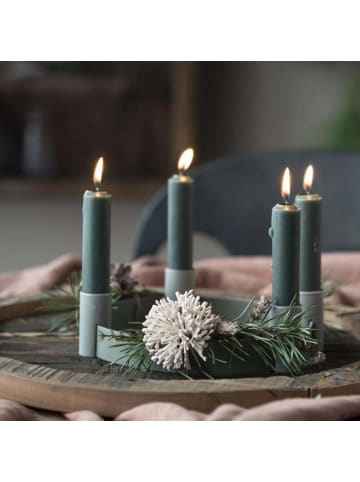 IB Laursen Adventskranz mit verschiebbaren Kerzenhaltern Stillenat in Beige