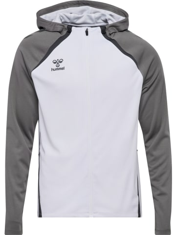 Hummel Trainingsjacke "Lead 2.0 Zip Hoodie" in Weiß