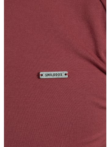 SMILODOX T-Shirt Thilo in Bordeaux