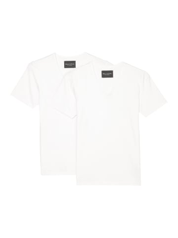 Marc O´Polo Bodywear Unterhemd / Shirt Langarm Essentials Organic Cotton in Weiß