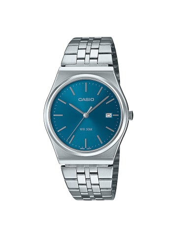 Casio Edelstahl blau 40 mm unisex