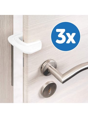 coona Türstopper und Finger-Klemmschutz 3er Pack in weiss