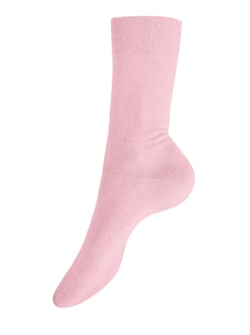 Kunert Socken Liz druckfrei in soft rose