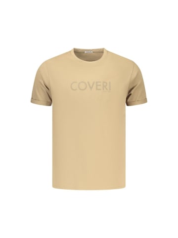 Coveri Moving Braun Herren Hemd aus Baumwolle