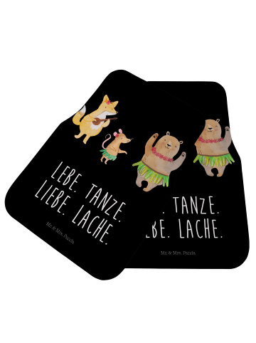 Mr. & Mrs. Panda Automatte Waldtiere Aloha mit Spruch in Schwarz