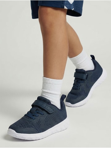 Hummel Klettverschluss Sneaker Actus Lebensstil Kinder in BLACK IRIS