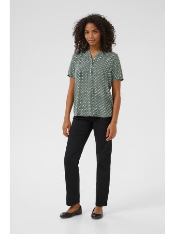 Kaffe Kurzarm-Bluse KAalvine in Grape Leaf