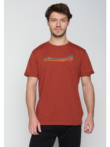 GreenBomb T-Shirt Bike Step On in Dark Clay